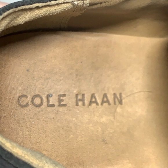 Cole Haan Mens Lunargrand Saddle Shoes Black Lace